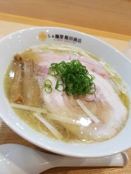 Tokyo‑style shio ramen: clear solt‑based Crystal-clear broth, topped with chashu