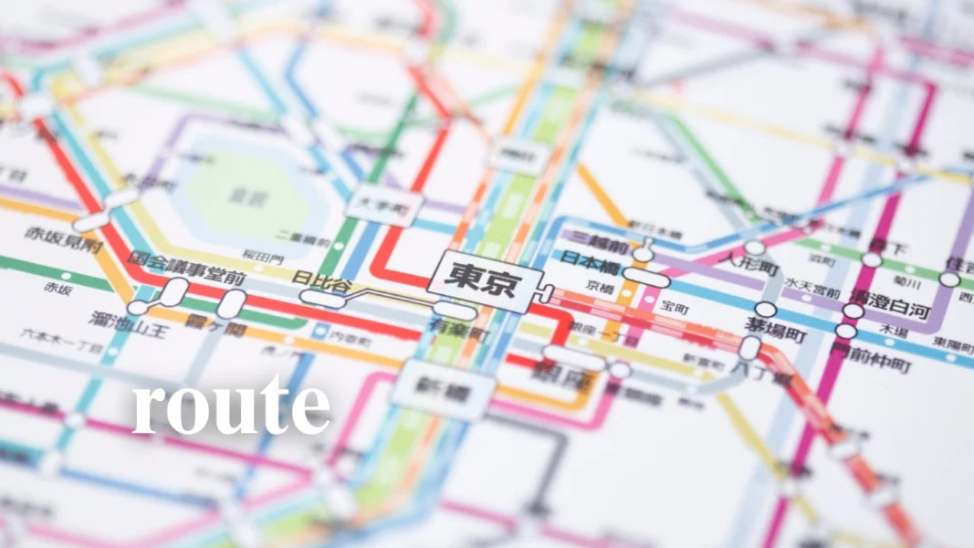Tokyo Train route